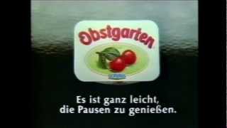 Historische TVWerbung für GervaisObstgarten 1989 [upl. by Enirac]