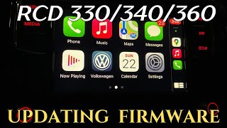 GUIDE  How to update the system firmware of RCD 330340360 units [upl. by Ientruoc]