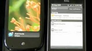 Palm Pre vs HTC Hero Pt 2 Contacts and Messaging [upl. by Salvador]