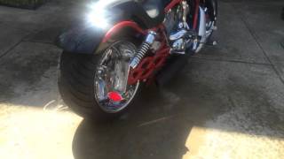 Harley Davidson V ROD 300 tire one off swing arm [upl. by Marmaduke]