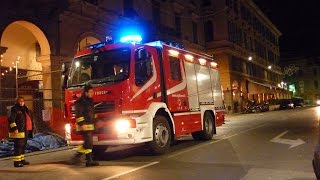 Vigili Del Fuoco arrivano su incendio appartamento  Pompieri in azioneintervento in diretta [upl. by Eldwin]