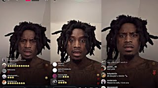 JDot Breezy Ig Live Goes Off On Spinabenz [upl. by Ahtekahs234]