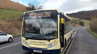 insane acceleration Hulleys of baslow ADL Enviro200 route 257 YX12 DHN 8 FT AndMoreCentral [upl. by Chae819]