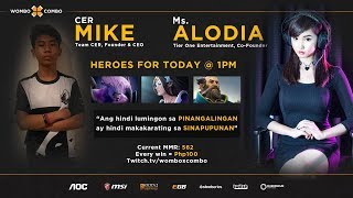 CerMikeWxC Plays Queen of Pain with ALODIA GOSIENGFIAO  3 digit MMR Adventures [upl. by Lled]