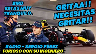 Radio Subtitulado  Sergio Checo Pérez Furioso con su Ingeniero quotLe pide que gritequot F1 radio [upl. by Reynold695]