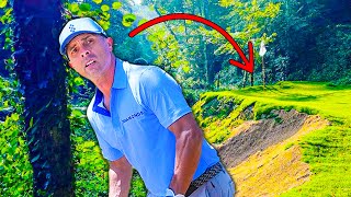 I TRIED PLAYING THE WORLDS HARDEST GOLF COURSE [upl. by Ycnaffit]