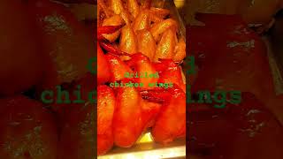 Grilled or barbecued chicken wings [upl. by Aynekat]