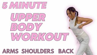 Upper Body Workout for Women  5 Minute Home Workout [upl. by Yboj]