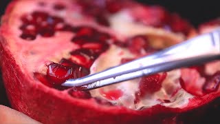 ASMR Im gonna find your tingles  Pomegranate VS Grapefruit [upl. by Suilmann]