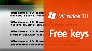 WINDOWS 10 PRODUCT KEY 2017 100 WORKING ProEnterpriseHome [upl. by Mauri]