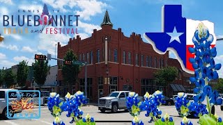 Ennis Texas Bluebonnet Trails amp Festival 🎧 USA 2021 [upl. by Yemrots]