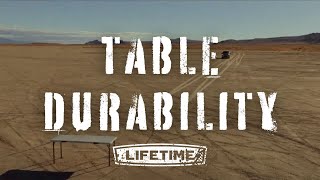 Lifetime Table Durability  Lifetime Products [upl. by Mordy]