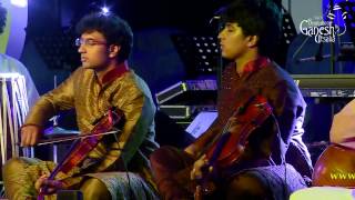 VIOLIN DUET  Boston Brothers Tejas Manjunath  Pranav Manjunath 54th Bengaluru Ganesh Utsava 2016 [upl. by Asilehs475]