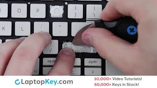 Keyboard Key Repair Guide  Dell Inspiron 5584 Silver  Install Repair Fix P85F 7590 [upl. by Lattie]