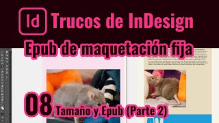 Trucos de InDesign Tamaño de documento en Epubs de maquetación fija parte 2 [upl. by Zannini995]