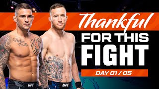 Dustin Poirier vs Justin Gaethje 1  UFC Fights We Are Thankful For 2023  Day 1 [upl. by Corabel]