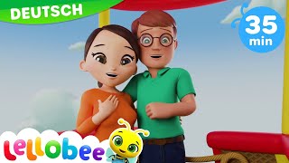 Valentinstag Lied – Ich liebe meine Familie  Kinderlieder  Lellobee  Cartoons für Kinder [upl. by Custer]