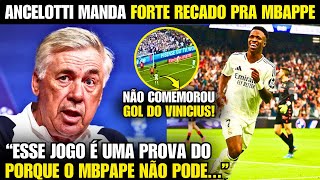 🚨 EITA Olha o SHOW DO VINI HOJE que FEZ O ANCELOTTI MANDAR FORTE RECADO AO MBAPPE [upl. by Nolyaw120]