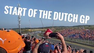 Start of the Dutch GP from grandstand  05092021 [upl. by Hseham382]