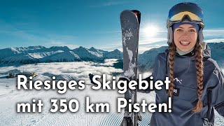 Die besten Skigebiete der Schweiz Engadin St Moritz mit 350 km Pisten [upl. by Nosemaj699]