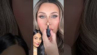 Nose contour 🔥💯youtubeshorts shortsfeed shorts trending hack makeuptutorial makeupartist [upl. by Quintus]