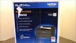 Review Brother HLL2340DW Compact Laser Printer Unboxing [upl. by Nilat549]