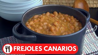 COMO HACER FREJOLES CANARIOS  RECETA PERUANA [upl. by Anaerb138]