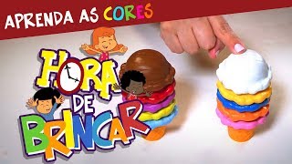 3 Palavrinhas  Hora de Brincar  Aprender as Cores [upl. by Picker]