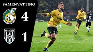 Fortuna Sittard vs Heracles Almelo 41 Samenvatting  Eredivisie 2023 [upl. by Oribelle218]