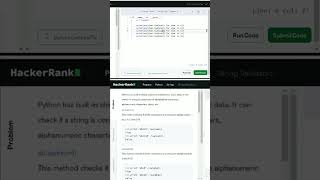 Hackerrank  Python  strings  string validators coding hackerranksolutions codingchalleng [upl. by Ylrrad310]