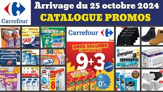 catalogue CARREFOUR gros volumes petits prix ✅ du 25 octobre au 9 novembre 2024 🔥 promos deals pub [upl. by Nashbar561]