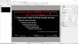 Libre office impress 16  créer un diaporama  la mise en page générale [upl. by Cesaria]