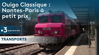 Train  Ouigo classique le NantesParis lowcost [upl. by Bina]