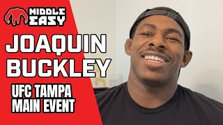 EXCLUSIVE Joaquin Buckley talks Colby Covington main event for UFC Tampa [upl. by Burdett]