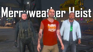 GTA 5  The Merryweather Heist Offshore vs Freighter [upl. by Aoniak]