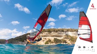 GUNSAILS  GSF 2022  4 Cam foil competition windsurf sails [upl. by Euqinommod]