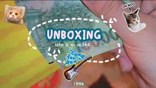 14💤unboxing tiền lì xì m34🫧 hithorsunboxtienlixi [upl. by Ahseki439]