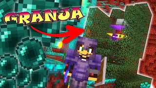 👾 Como hacer una GRANJA de ENDERMANS 🔮 Perlas SIN IR al END Minecraft 116 El Diamante WoW 69 [upl. by Ysied]