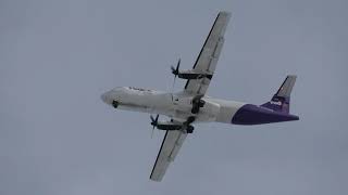 Fed Ex ATR 72 Arrival Saskatoon [upl. by Hermosa]