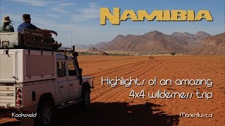 Namibia in 4K  Kaokoveld 4x4 in 3 minutes [upl. by Redman]