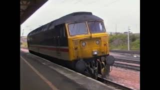 Railways of the 1980’s  A Day at Carstairs Jct  Freight  Passenger  trains railway [upl. by Shah]