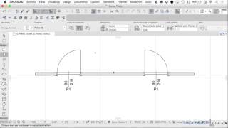 Scegliere il punto per inserire Porte e Finestre in ARCHICAD [upl. by Anwahs154]