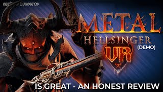 Metal Hellsinger VR is GREAT  A Honest Review [upl. by Eniamrehs708]