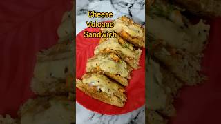 Cheese Volcano loaded Sandwich Recipe 😋 cheese food minivlog shortvideo recipe cooking [upl. by Alesram]