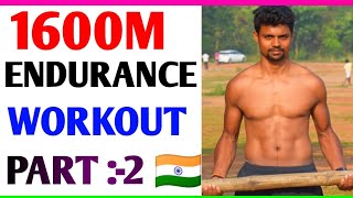 1600 meters speed endurance workout by ankit runner  1600 meters running workout part2🇮🇳🏆 [upl. by Uon]