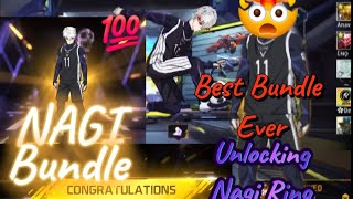 Nagi Bundle Unlocked 🔓 I Kaisa Hai bhai Log Ye Bundle  😄  foryou trending freefire demonboyff [upl. by Elrebmik853]