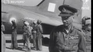 Field Marshal Lord Alanbrooke visits the Eighth Punjab Regiment at Lahore 1945 [upl. by Garland235]