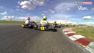 WSK Euro Series 2013  KZ1 Final 2 on board with Hajek [upl. by Treble]