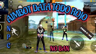 AIMBOT PECHO TODO ROJO🔴 FREE FIRE DATA ANTIBAN LINK DIRECTO POR MEDIAFIRE [upl. by Ettenaj]