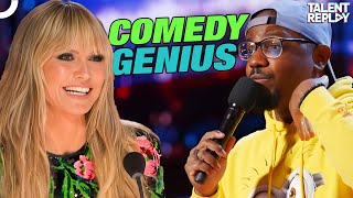 Jordan Conley Brings Big Laughs to AGT Stage  Americas Got Talent [upl. by Nnylkcaj]